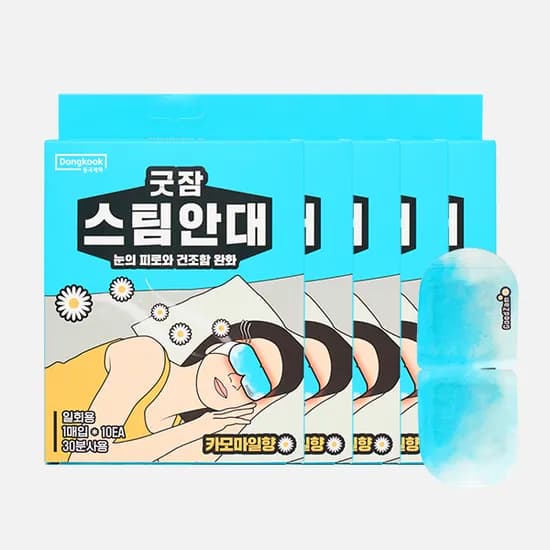동국 굿잠 스팀안대, 카모마일향, 10매, 5박스
