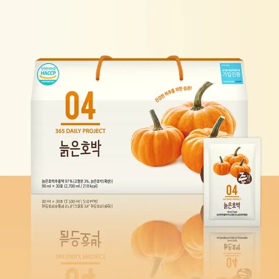 즙쟁이 늙은호박즙 90ml 30개