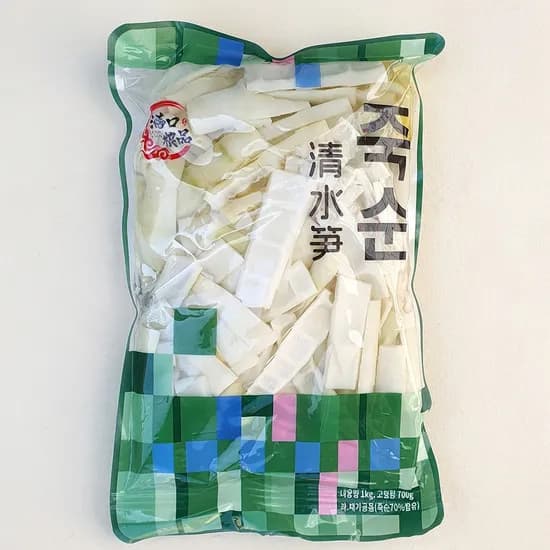 절단 죽순 1kg 1개