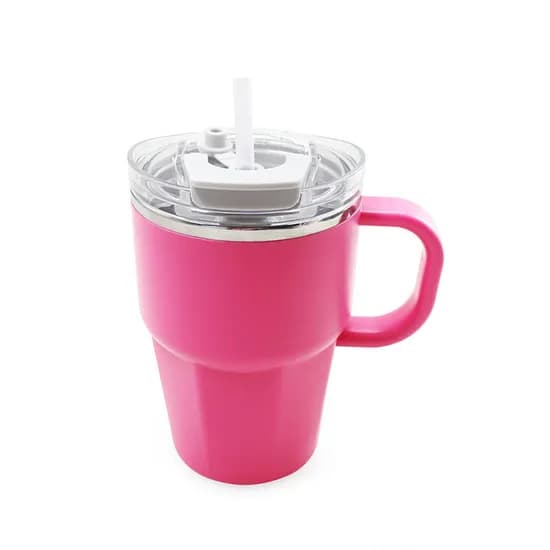 에코페어 스텐 머그 텀블러, 딥핑크, 600ml, 1개