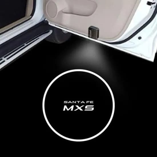 싼타페 MX5 레터링 센서부착형 LED 도어라이트, 2개