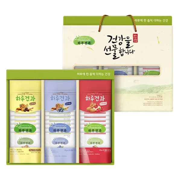 썬넛츠 하루견과 선물세트 3호 30개입