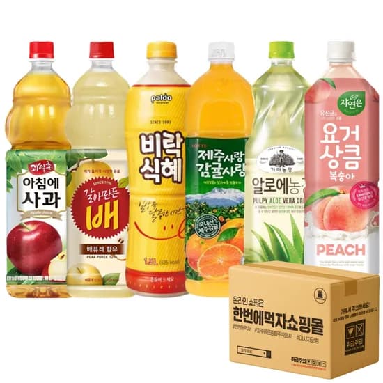 아침에사과 외 5종 1.5L 6개 1세트
