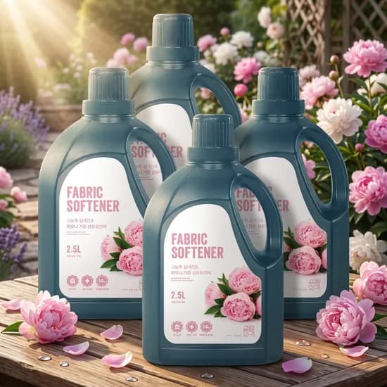 살림의격 고농축 실내건조 피오니 가든 섬유유연제, 2.5L, 4개입, 4개