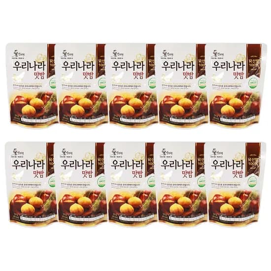 밤뜨래 우리나라맛밤 80g 10개