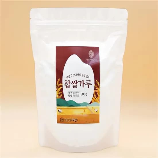 서창방앗간 건식찹쌀가루 국내산 500g 1개