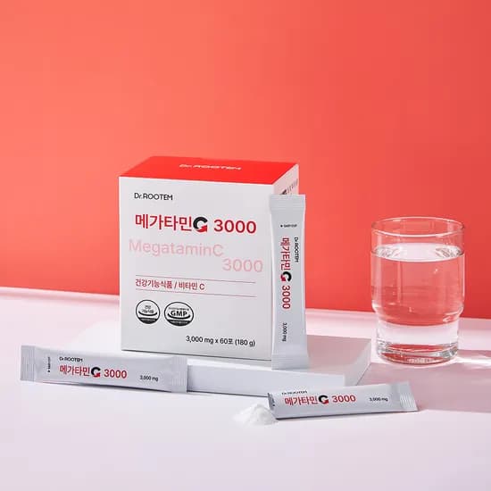 닥터루템 메가타민 비타민C 3000 3g 60포 4박스