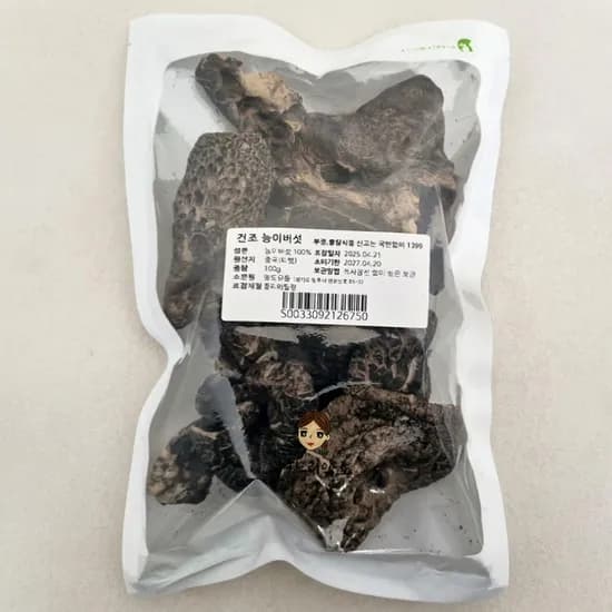 며느리약초 특상급 건조 능이버섯 100g 1개