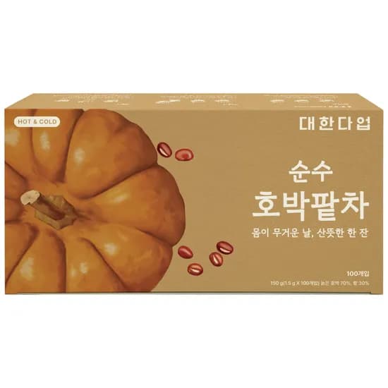 대한다업 순수 호박팥차 1.5g 100개입 6,440원