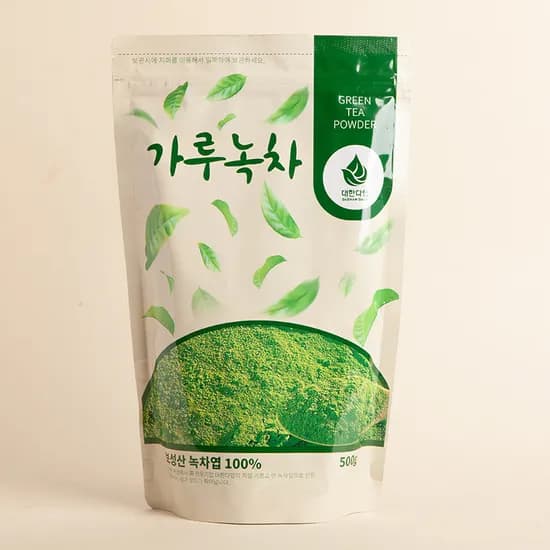 대한다업 보성 가루녹차 500g 1개