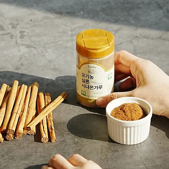 유기농 실론 시나몬가루 A등급 공정무역 스리랑카산 50g 1병 10,200원