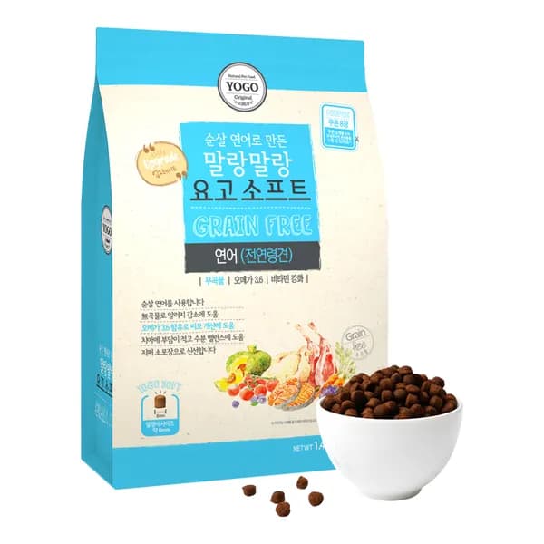 요고 소프트 강아지 사료 연어 1.4kg 1개 11,900원