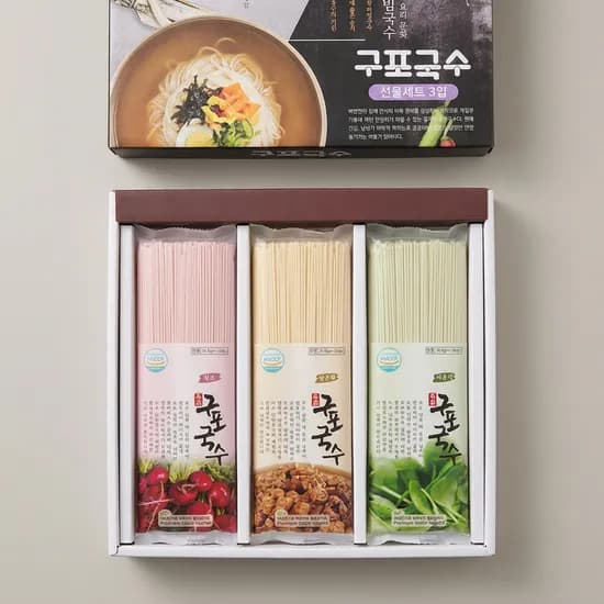 구포국수 원조 구포국수 선물세트 315g 3개