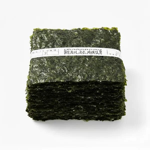 명식품본사 무조미 구운 파래김 225g 100매