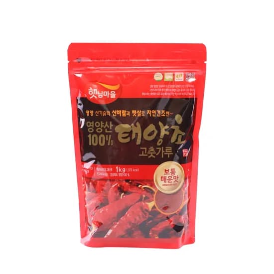 햇님마을 태양초 고춧가루 경북 영양 1kg 1개