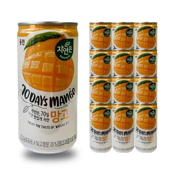 자연은 망고 180ml 30개 11,300원
