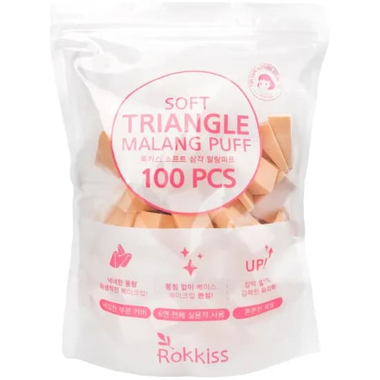 록키스 소프트 삼각 말랑 퍼프 100p, 1개