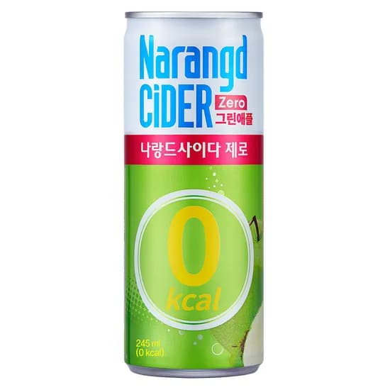동아오츠카 나랑드사이다 제로 그린애플 245ml 30개