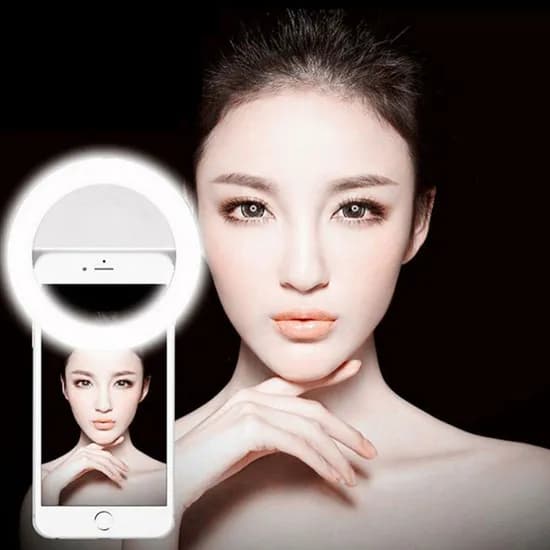 스마트폰 LED 셀카조명 화이트 1개