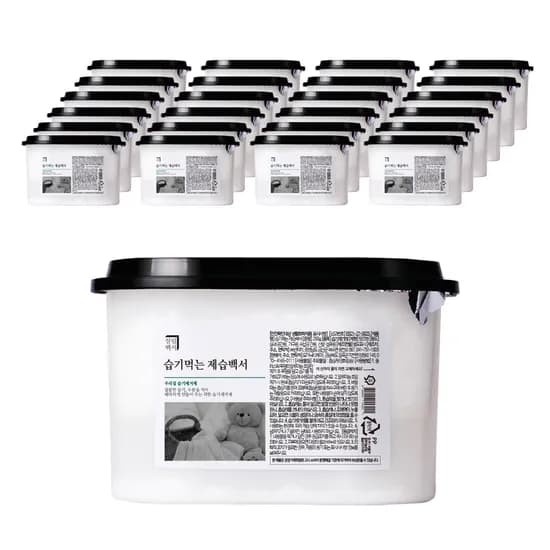 살림백서 제습제 습기제거제, 520ml, 24개