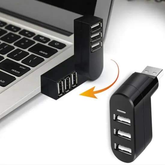 USB 포트허브, 3.0, 화이트, 1개