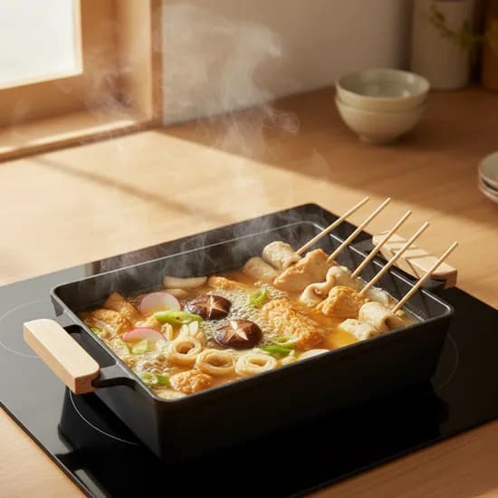 슈퍼팬 IH 올인원 직사각 전골냄비, 블랙우드, 32cm, 1개