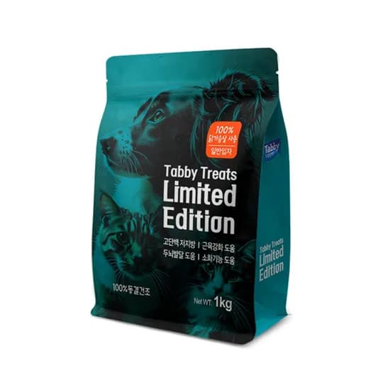 테비 트릿 동결건조 간식 닭가슴살 리미티드 에디션, 1kg, 1개