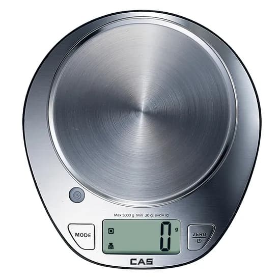 카스 전자저울 CKS-2 실버 스테인레스 5kg 1개