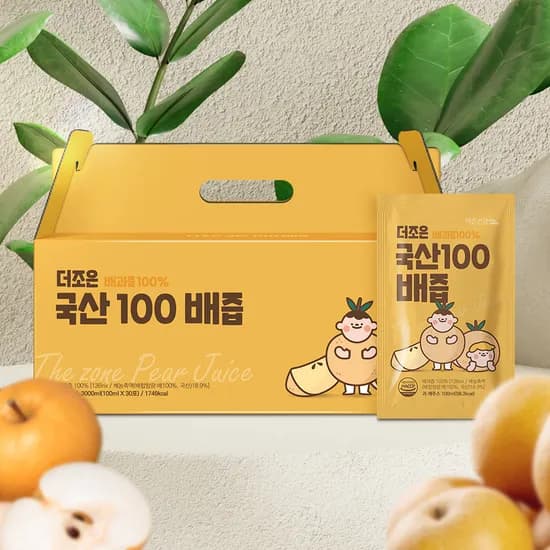 더존건강 더조은 국내산 100배즙 100ml 30포 1개