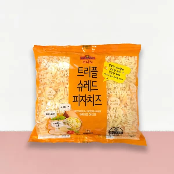 코다노 트리플슈레드 피자치즈 1kg 15,000원