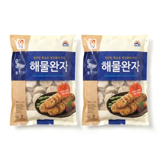 사조오양 해물완자 1kg 2개