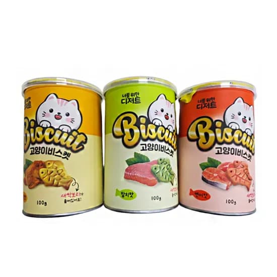 더주스 고양이 비스켓, 치킨맛, 100g, 1개