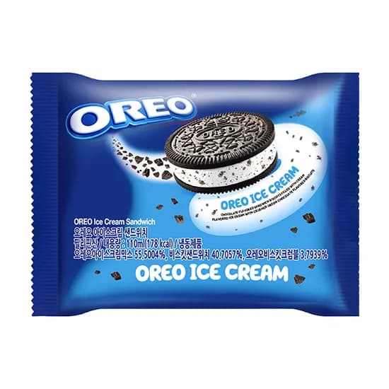 오레오 아이스크림 샌드위치 110ml 8개