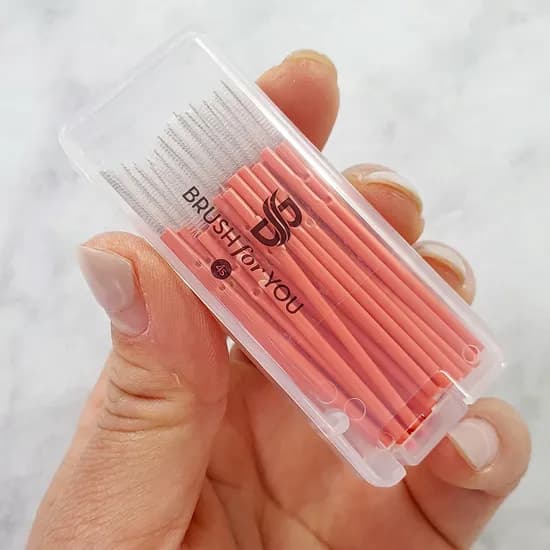 브러쉬포유 생분해 PLA 휴대용 치간칫솔 0.6mm 50개