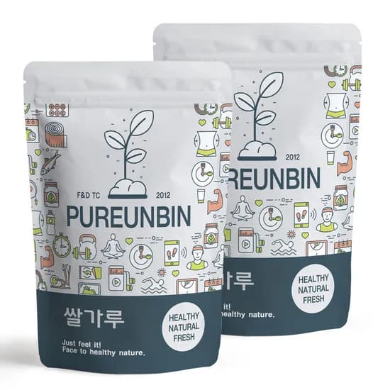 푸른빈 쌀가루 1kg 2개