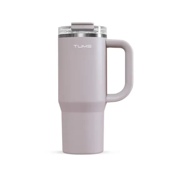 TUMS 플립 스트로우 대용량 텀블러 애쉬라벤더 900ml 1개