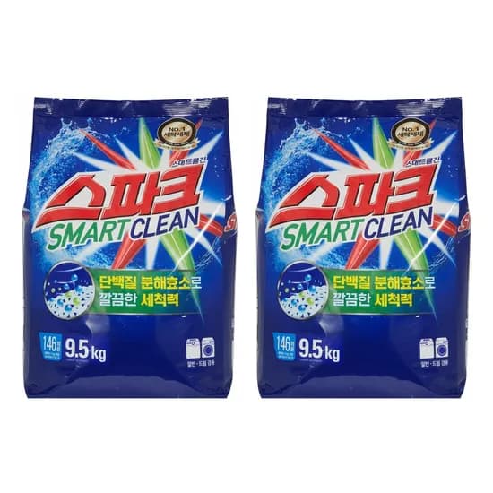 애경 스파크 스마트클린 리필 9.5kg 2개