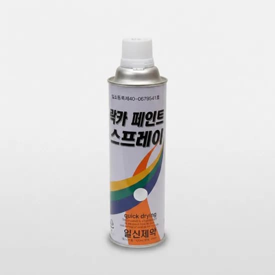 락카 페인트 스프레이 진회색 420ml 1개
