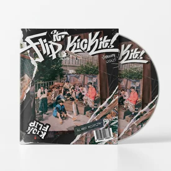 킥플립 미니 1집 Flip it Kick it On Board ver 응그래 앨범 On Board ver 디스크 1개