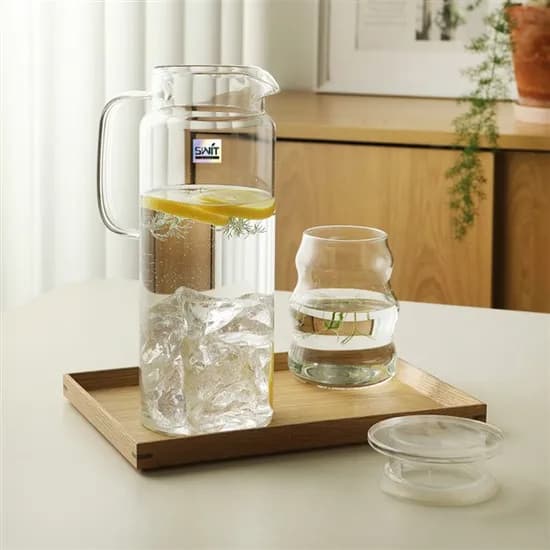 내열유리 물병 SH BOTTLE, 투명, 1.5L, 1개