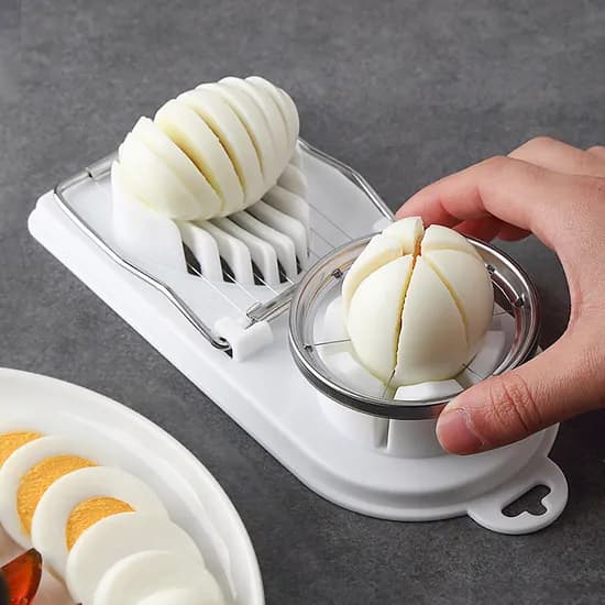 삶은 계란 슬라이서 에그 커팅기 자르기 2way 커터 절단기 1개