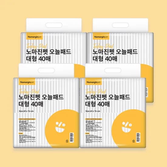 노마진펫 오늘패드, 대형, 40매, 4개