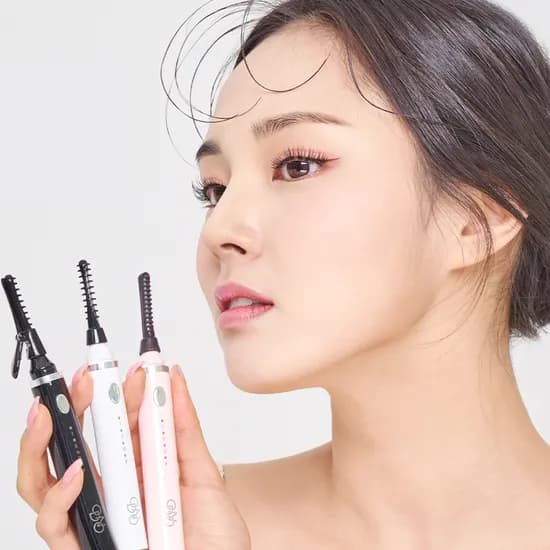 오든오 속눈썹 고데기 충전식, 블랙, 1개