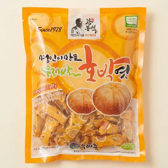 두레촌 강봉석 명인 호박엿 300g 1개