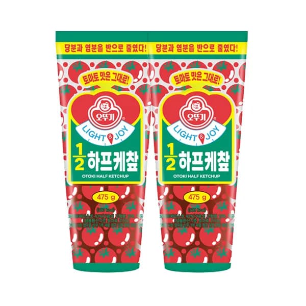 오뚜기 LIGHT&JOY 1/2하프케찹 475g 2개 7,900원