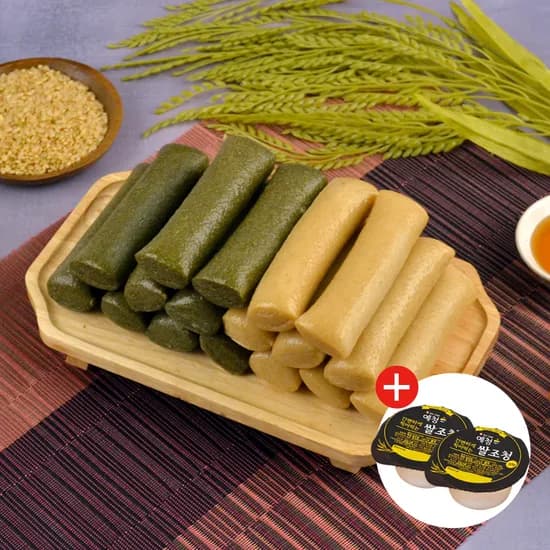 복떡복떡세트 현미 1kg 현미쑥 1kg 쌀조청 2개 포함 1세트
