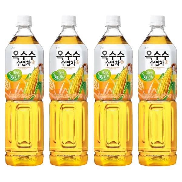 웅진 옥수수수염차 1.5L 4개 7,900원