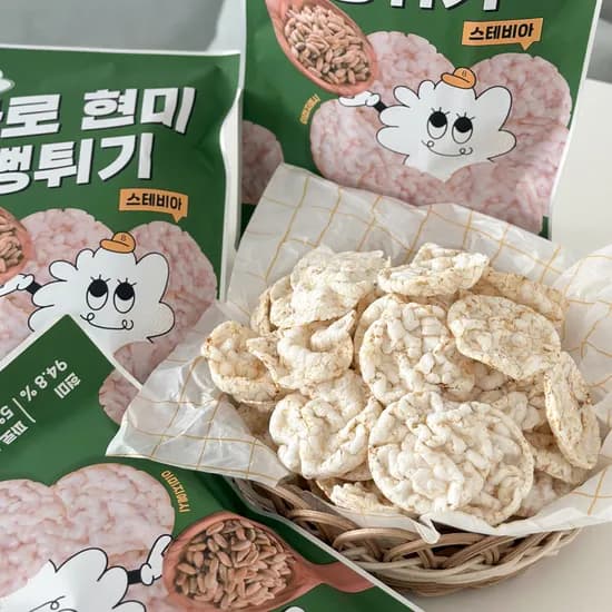 당연구소 스테비아 파로 현미 뻥튀기, 35g, 5봉