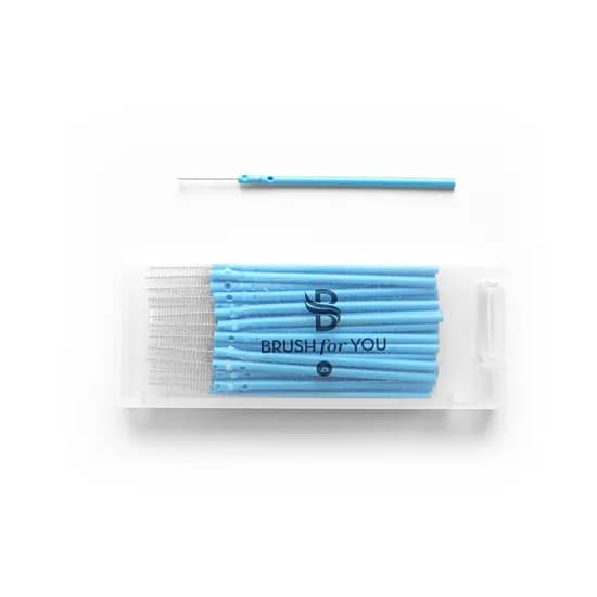 브러쉬포유 PLA 휴대용 치간칫솔 0.9mm 50P 1통