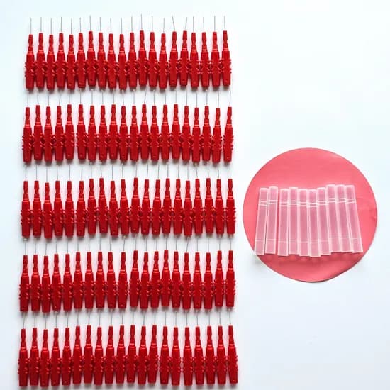 브러쉬포유 에코 패키지 I형 치간칫솔 0.6mm 100개입 위생캡 10개 1박스